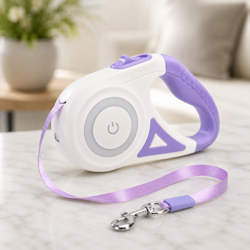 LED Retractable Leash